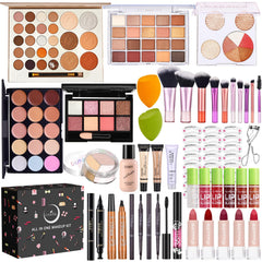 CHAFFUL coffret maquillage tout-en-un avec fond de teint, teint homogène et durable.