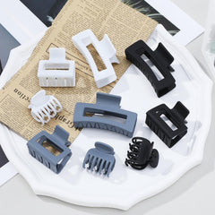 CHANDAT pince rectangle gris 3-5 pouces, idéal pour cheveux épais.