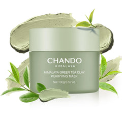 CHANDO HIMALAYA Masque purifiant visage, thé vert et argile pour pores nets