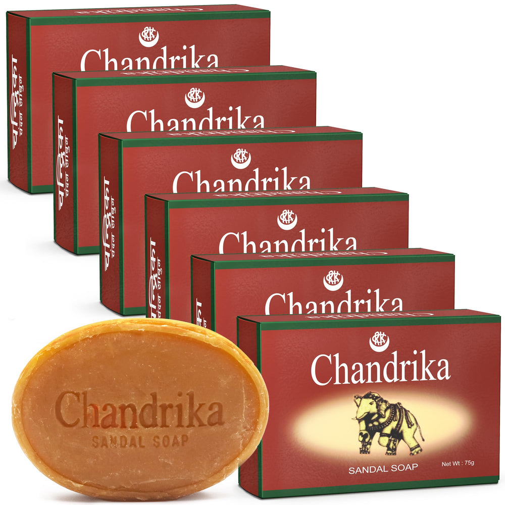 Chandrika savon solide au santal – morceau nourrissant pour peau équilibrée