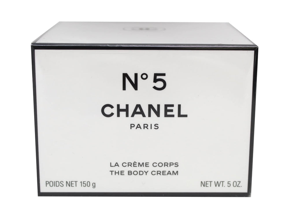 Crème Corps Chanel N°5 emballage élégant pour un rituel soin sensuel.