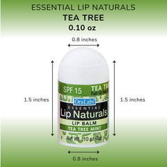CHAP-ICE Lip Naturals Mini Bals cerise, tube élégant offrant confort.