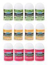 CHAP-ICE Lip Naturals mini vanille, baume hydratant en déplacement.