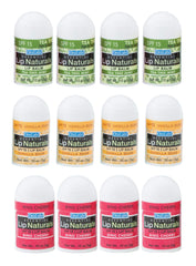CHAP-ICE Lip Naturals mini vanille, baume hydratant en déplacement.