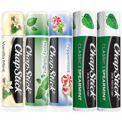 ChapStick Vanille Menthe baume à lèvres, hydratation douce pour lèvres sèches