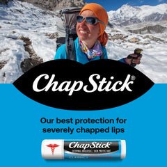 ChapStick baume original hydratant SPF15 : lèvres protégées et hydratées.