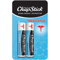 ChapStick Classic en tube médicamenteux pour lèvres gercées.