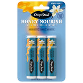 ChapStick Honey Nourish, tube en main, application douce hydratante pour les lèvres