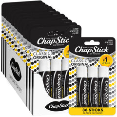 ChapStick Original en tubes 36: baume hydratant portatif pour lèvres sèches.