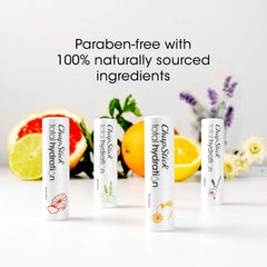 Parfum romarin et menthe: ChapStick Paix offre une sensation fraîche.