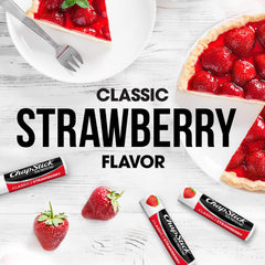 Tubes classiques Fraise ChapStick: application rapide en déplacement.