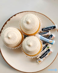 ChapStick Vanille Favorites baume lèvres vanille cupcake, arômes sucrés et soin rapide.