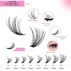 Charmily liant cils pour une tenue sécurisée et durable.
