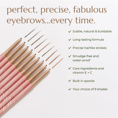 Crayon sourcils Chella longue durée pour une tenue tout au long de la journée.
