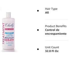 Application professionnelle Chelly Kératine Brésil Supérieure Extra avec gants.