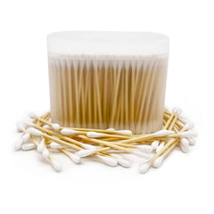 Chenchenchen: pack 3x300 coton-tiges en bambou, solution écologique pour un usage domestique.