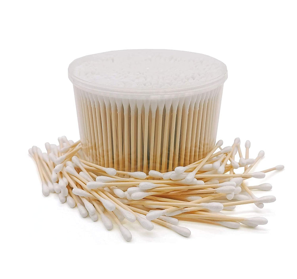 Chenchenchen coton-tiges bambou paquets 500pcs-01: emballage pratique et écologique pour soins quotidiens.