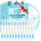 Sérum CHEOKINGBA Hyaluronique 8D en ampoules monodose pour hydratation durable.