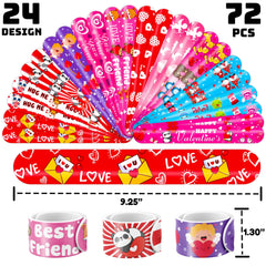 Ensemble Cherisnowy 144 pièces Valentine pour fête et échanges.