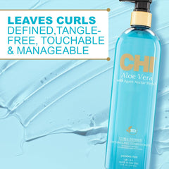 CHI Aloe Vera Boucles — après utilisation, définition naturelle et souplesse.
