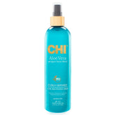 CHI Aloe Vera Curl Reactivating Spray, bouteille, hydrate durablement les boucles.