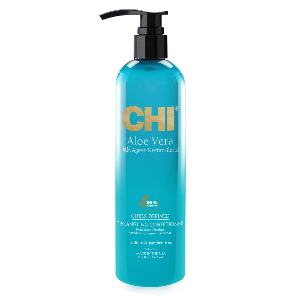 CHI Aloe Vera Détanglant — bouteille en vedette, format 741 ml, démêlage facilité.