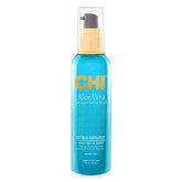 CHI Aloe Vera Huile — bouteille élégante renforçant les cheveux et réduisant la casse.