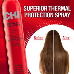 CHI Enviro 54 Hairspray – protection du style avec une formule sans sulfates