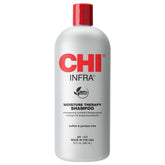 CHI Infra Shampoo bottle front view, gentle cleansing for heat-damaged hair.