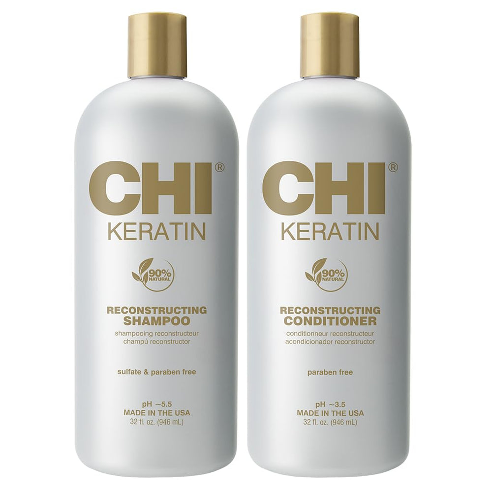 CHI Moisturize It Duo Shampoing bouteille: hydratation intense et douceur durable