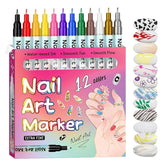 CHIAFEYI stylo art ongles trace fin pour motifs précis et nets