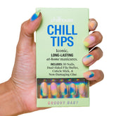 Kit Chillhouse: onglets presse Groovy Baby ovales pour une manucure rapide.