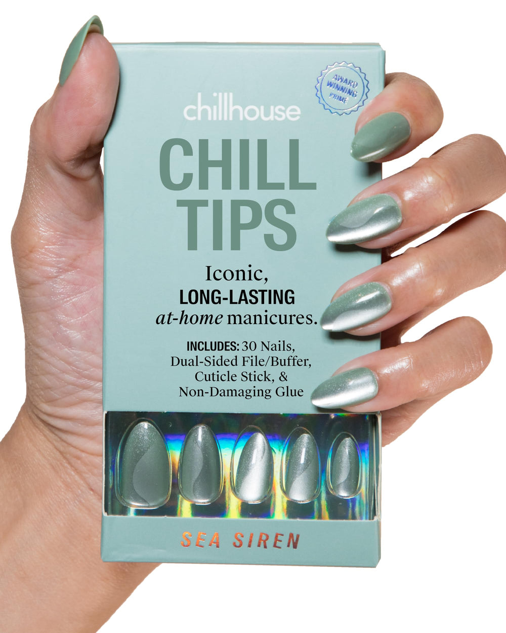 Chillhouse Sea Siren embouts amandes application rapide et précise