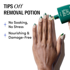 Chillhouse Tips On, colle à ongles avec brosse applicatrice précise.