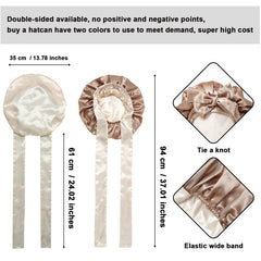 CHLINS bonnet-double-couche: protection renforcée durant le sommeil et maintien de l'hydratation.