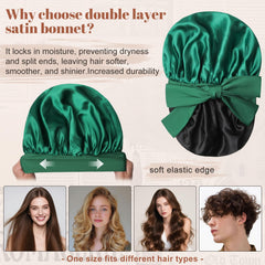 CHLINS bonnet nuit léger et durable idéal pour cheveux bouclés