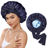 Bonnet CHLINS en satin avec bande élastique protège les cheveux pendant la nuit