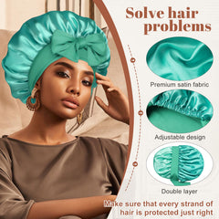 CHLINS bonnet protege-cheveux et retient l'humidite nocturne.
