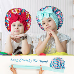 Bonnet choshion 2 pièces pour enfant, idéal pour le sommeil et les déplacements.