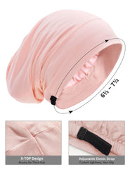 Choshion bonnet sommeil léger, contact doux et hydratant avec les mèches.