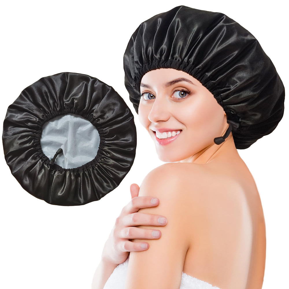 Choshion casquette-douche-ajustable: confort pour cheveux longs et tresses.