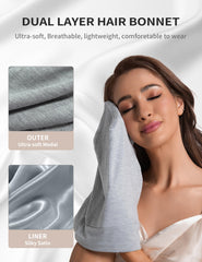 Choshion slouchy beanie hair wrap for curly locs keeps hair tangle-free during sleep