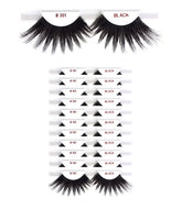 Christina 301: ensemble de 12 paquets, cils naturels pour un regard subtil.