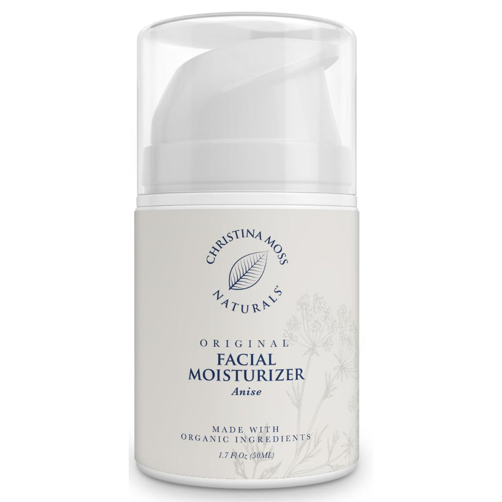 Christina Moss Naturals Original hydratant bouteille pompe, hydratation douce et naturelle pour la peau.