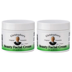 Pot de crème visage Christopher's Original Formulas, hydratation nourrissante pour peaux sèches.