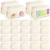 Chunful sac-maquillage beige: ensemble de 24 pièces pratique pour l'organisation du voyage.