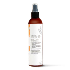 CIBU Brume-Crème démêlante sur cheveux mouillés, définition des boucles.