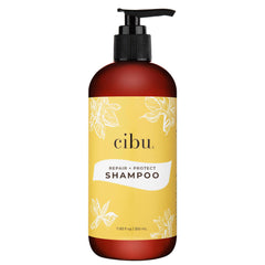 Shampoing CIBU Repair + Protect – bouteille, soin réparateur pour cheveux abîmés