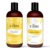 Shampooing CIBU Repair + Protect, bouteille prête pour revitaliser les cheveux colorés.