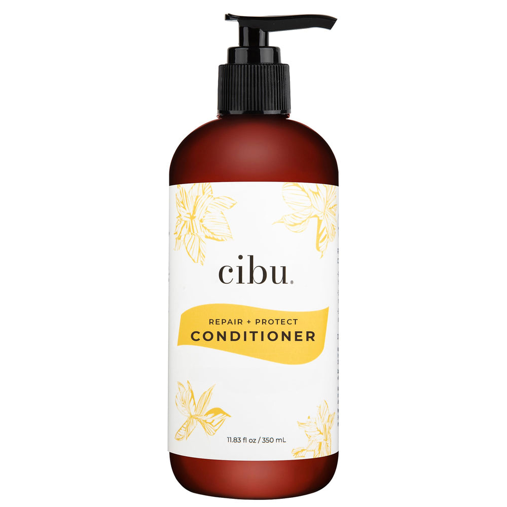 CIBU Repair + Protect en bouteille, répare les cheveux et offre douceur.